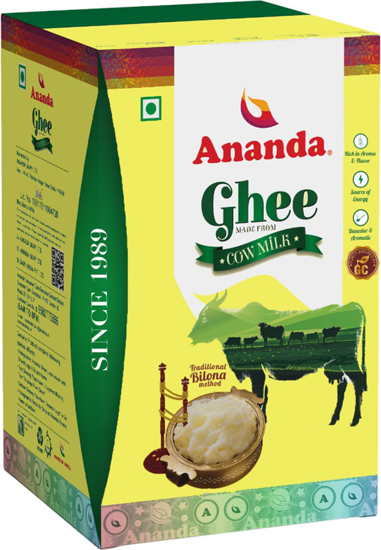Ananda Cow Ghee Tetrapack(900 ml)