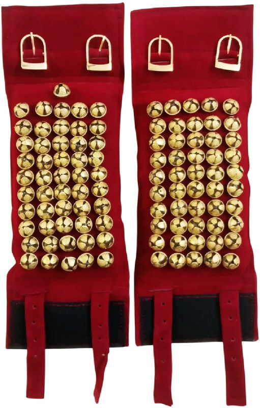 Elite trade Velvet 5 line ghungroo Ghungroo Bells(51 Pieces, 0.82 inch)