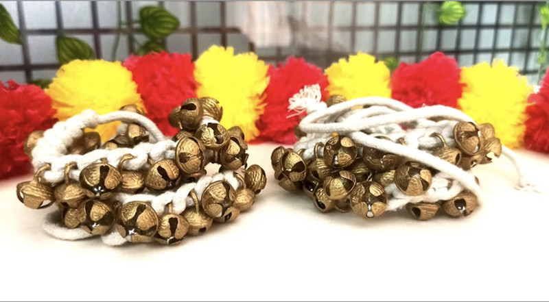 SKSM Kathak, Bharatanatyam, Odissi, Mohiniyattam, Satriya, Kuchipudi, Kathakali Ghungroo(200 Bells)