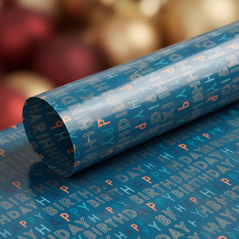 specialyou.in Birthday Gift Paper Sheet, Birthday Gift Wrapping Paper, Birthday Gift Covers, Paper Gift Wrapper(Blue)