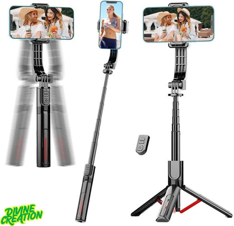 Divine creation C10 Pro 3-Axis Handheld Stabilizer Gimbal | Anti-Shake Video Recording Tool D307 3 Axis Gimbal for Mobile(400)