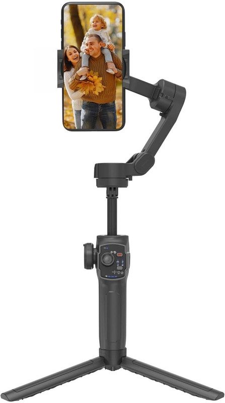 DIGITEK DSG-009F 3 Axis Foldable Gimbal with Built in Extendable Telescopic Rod 3 Axis Gimbal for Mobile(300.0)