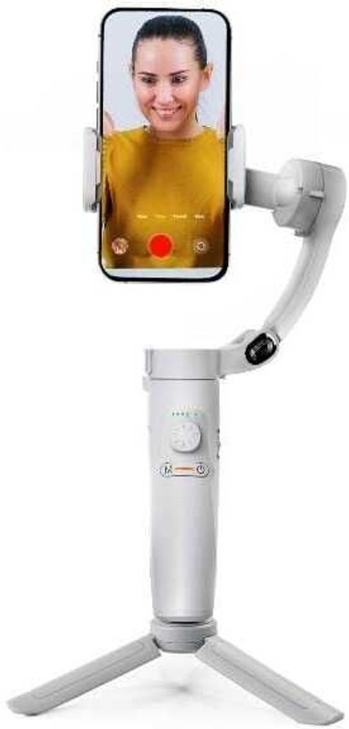 TECHPANDA 3-Axis Smartphone Gimbal Stabilizer | AI Gesture Control | Handheld PTZ Tripod 3 Axis Gimbal for Camera, Mobile(300)