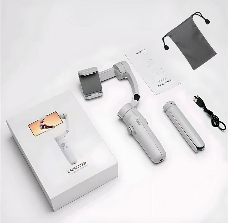 LUMINZA Photography, video and vlogs (M1 3 axis one gimbal) 3 axis gimbal for mobile 3 Axis Gimbal for Camera, Mobile(0.9 gm)
