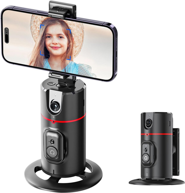 WeCool 360° Rotational Mobile Holder with Remote with Auto Face Tracking 2 Axis Gimbal for Mobile(350 Grams)