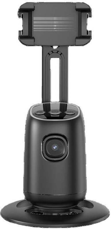 MILLETS Auto Face Tracking AI Desk Selfie Gimbal, Gesture Control 360° Rotation 3 Axis Gimbal for Mobile, Camera(360)