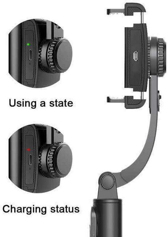 EVAAENTERPRISES QO8 Smooth Gimbal 3 Axis Gimbal for Mobile(3kg)