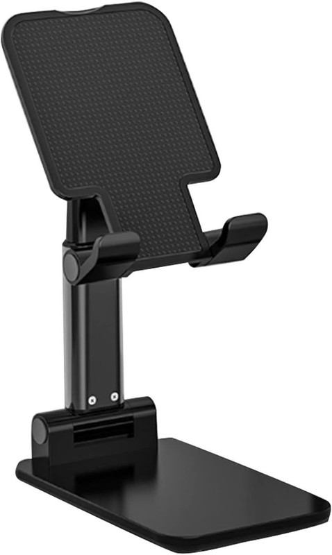 WHISTLE9 New Mobile Stand for Table Desk, Tablet Holder Accessories for Home Office with Flexible Height Angle Adjustment Single Gimbal for Mobile(250)