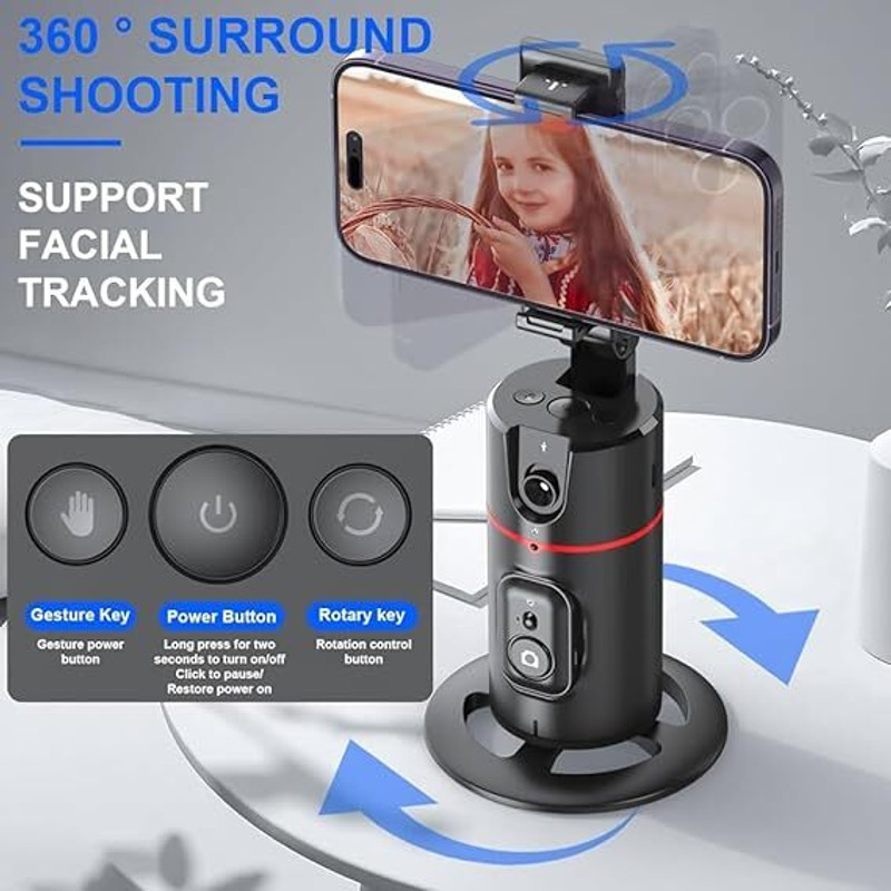 ZARRY P02 Gimbal Stabilizer Dual-Axis for Smartphone Vlog Shooting 2 Axis Gimbal for Mobile(2 Kg)