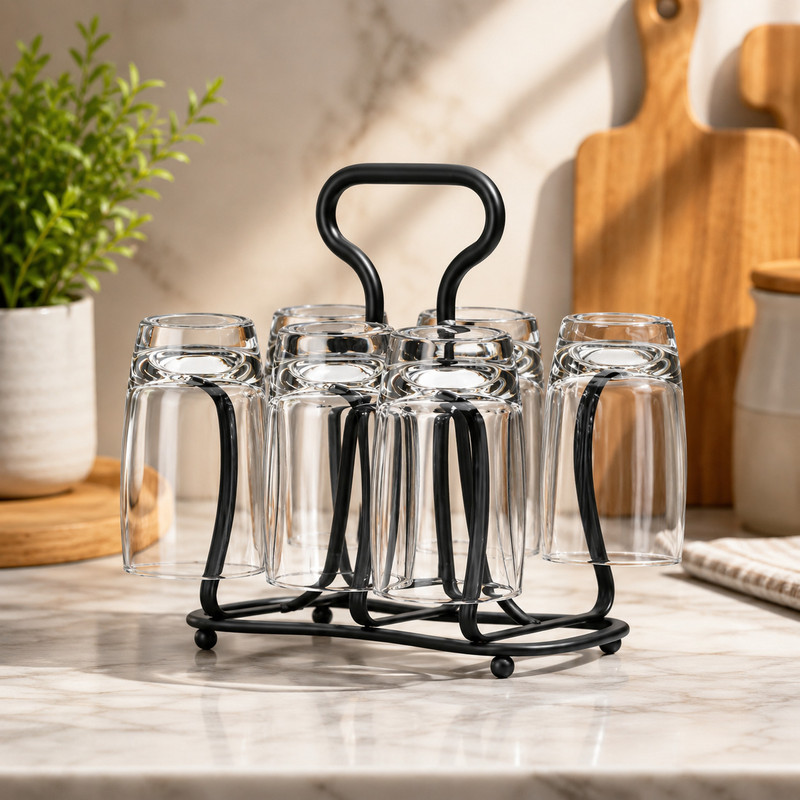 Primepicksmart Bss-22 Iron Glass Holder, Iron Holder