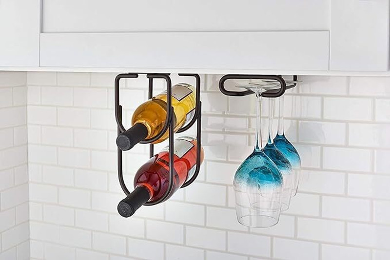 Indian Decor 3250 - Black Iron Glass Holder