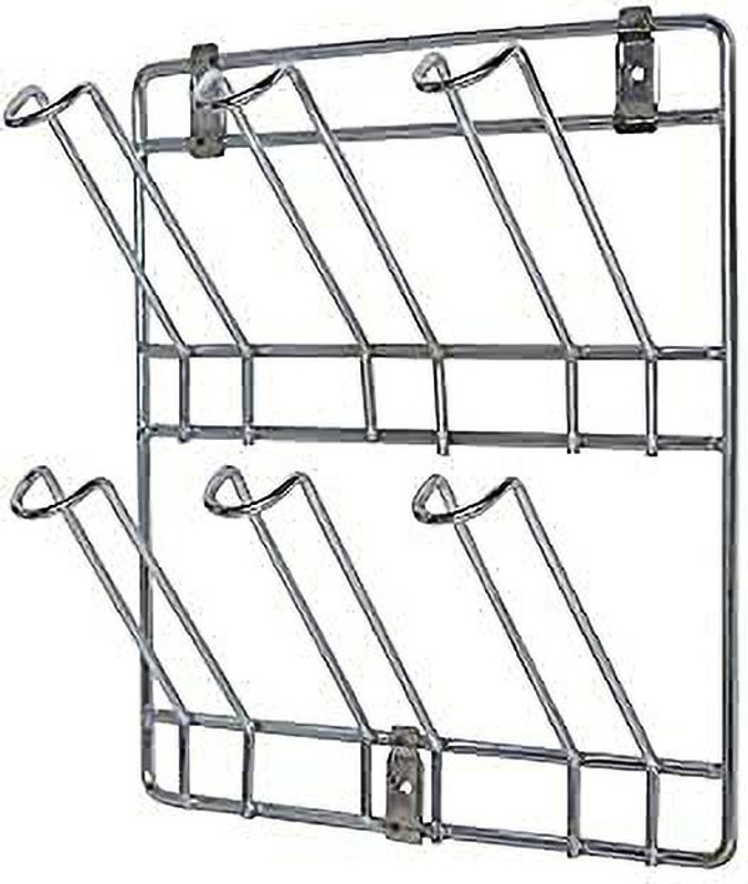 Spacekeeper Stainless Steel Wall Mounting Glass Stand/Water Glass Holder for Kitchen Stainless Steel Glass Holder