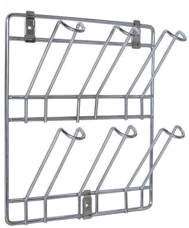 progold Stainless Steel Wall Mounted Glass Holder for Bathroom & Kitchen Stainless Steel Glass Holder