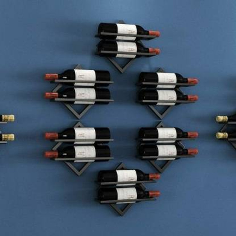 ICON CREATION 06 Metal Bottle Holder 02 Shelf Each Glass Bottle Holder Hanging Bottle Cup Rack Iron Glass Holder, Iron Holder, Door Mount Towel Bars, Grooming Rack, Spice Racks, Utility Rack