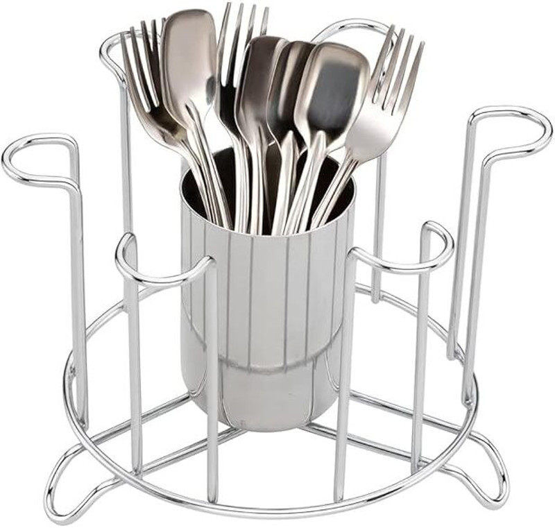 JUKOL Glass Stand Pack Of 1 Stainless Steel Glass Holder