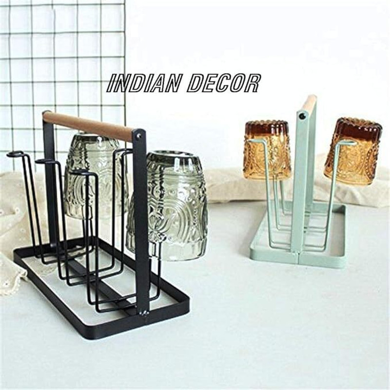 Indian Decor 1924 Wrought Iron Glass Holder