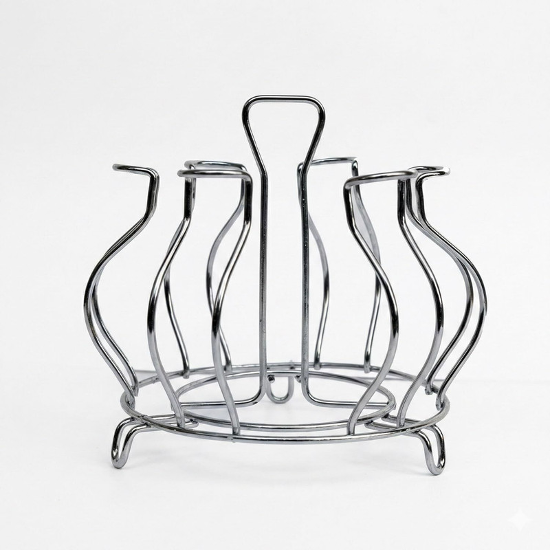 Enorme SQUAREGLASSHOLER-1 Stainless Steel Glass Holder
