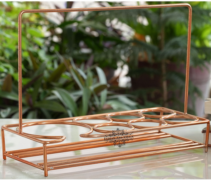 Indian Art Villa IAV-CC-3-197-7 Copper Glass Holder