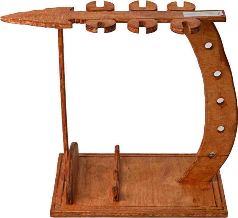 Transcento Decor Pallet Wood Anchor Mini Bar Set Wooden Glass Holder, Wine Rack