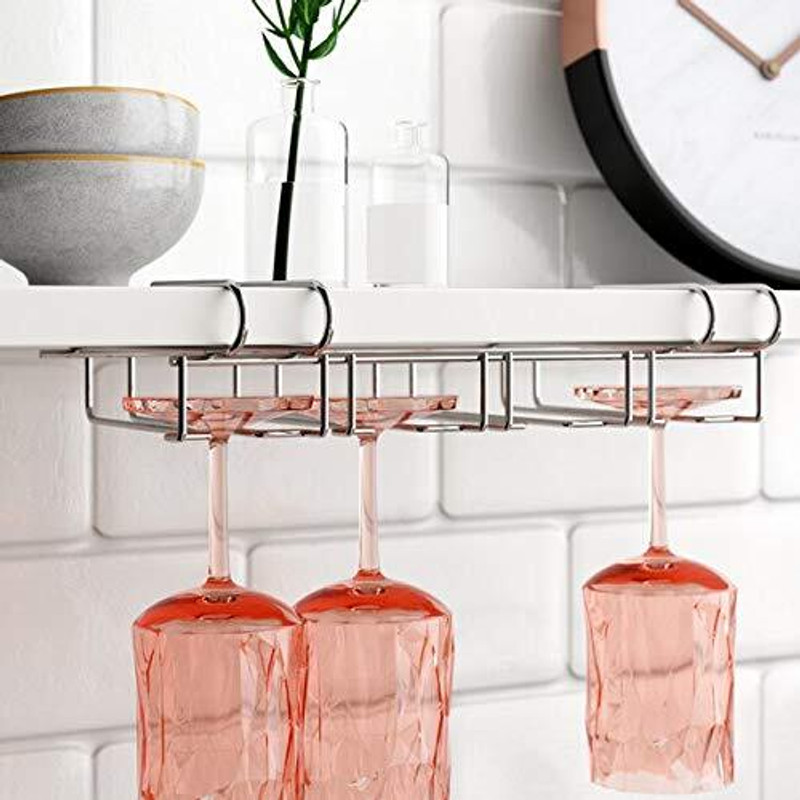Indian Decor 31888 Metal Storage Hanging Iron Glass Holder