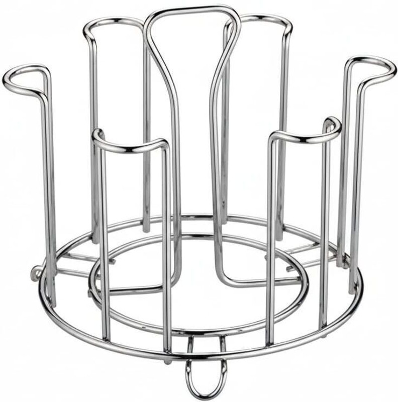 GREST ROUNDGLASSHOLDER-1 Stainless Steel Glass Holder