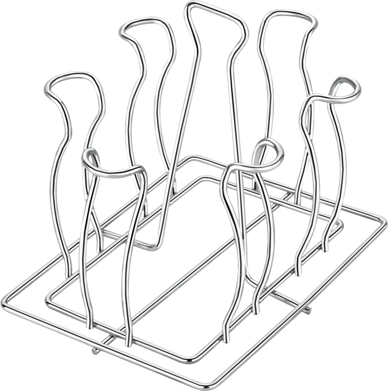 KRISHNAMETAL SQUARE STANDARD GLASS STAND Stainless Steel Glass Holder