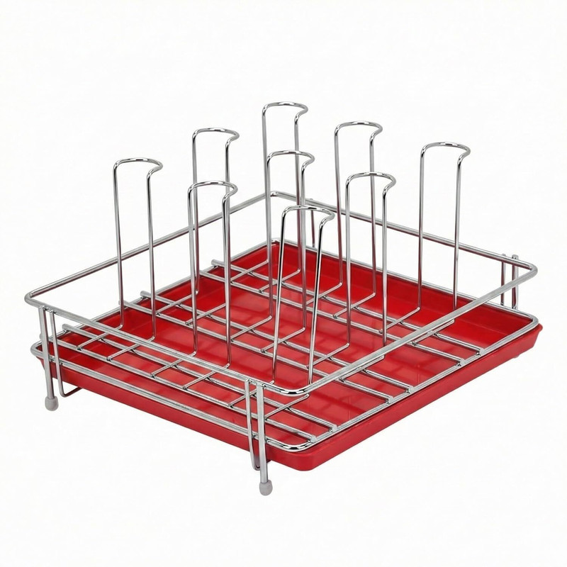 VINMOT 9GLASSRACKHOLDER-1 Stainless Steel Glass Holder