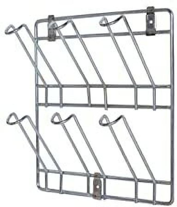 Rajwadi Mall Wall Glass Stand Stainless Steel Glass Holder