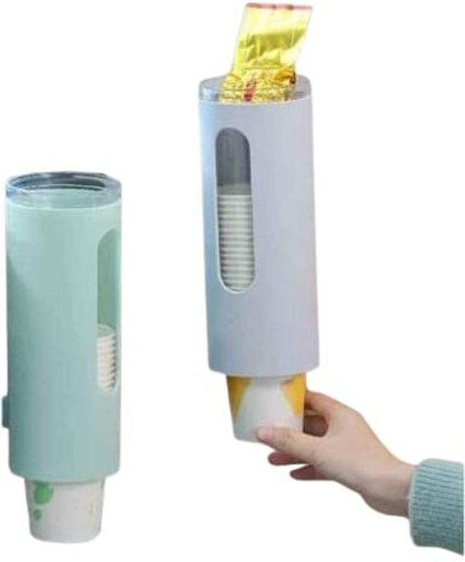 arthasya Wall Mounted Paper Cup Dispenser, Plastic Holder for Disposable Cups Plastic Glass Holder