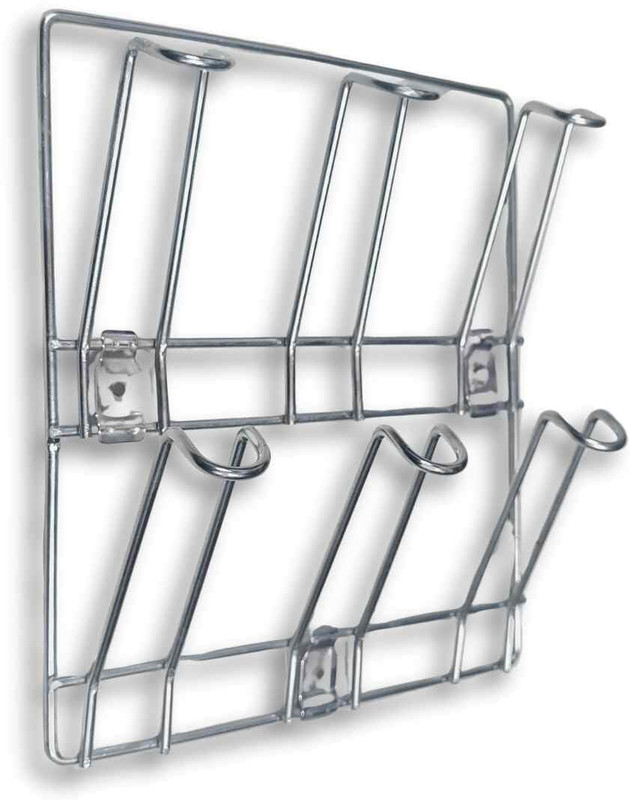 Lipzie Stainless Steel Wall Mount Glass Holder Stand Stainless Steel Glass Holder