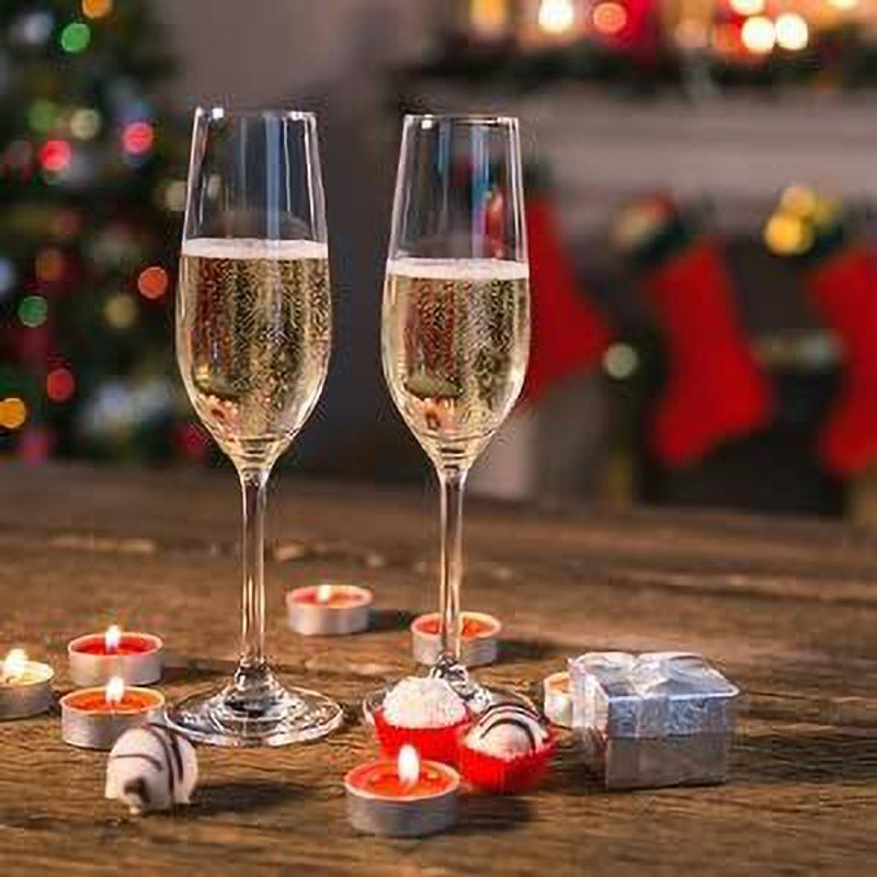 Coozico (Pack of 2) Red/White Wine Glasses (250 ML Each) | Ideal for Both Wine glass Glass Wine Glass(250 ml, Glass, Clear)