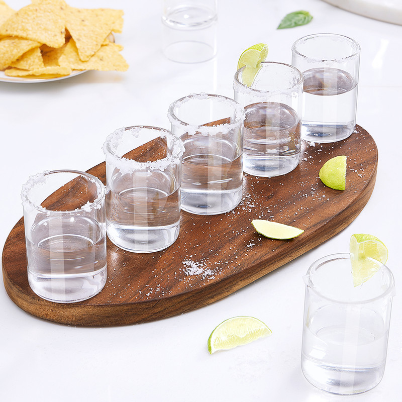 BOROSIL (Pack of 6) Shot Glass 6 pc Glass Set Shot Glass(60 ml, Glass, Clear)
