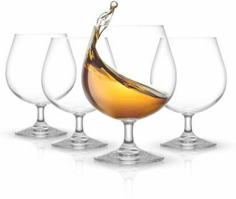 otak (Pack of 4) Imported Crystal Clear Wine Glasses Ideal For Red Wine & White Wine Glass Set Whisky Glass(300 ml, Glass, Clear)