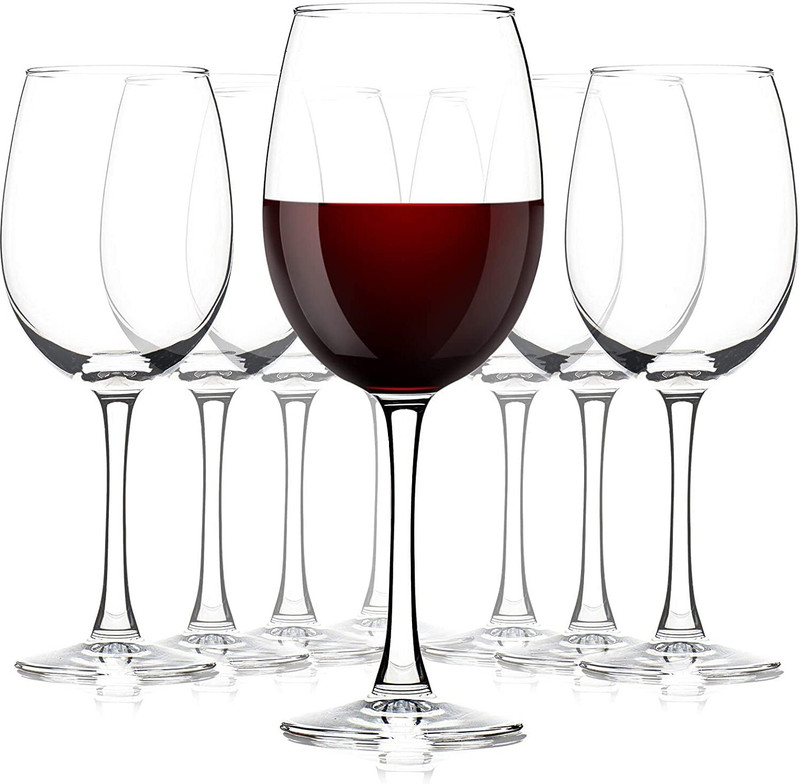 Rosefinch (Pack of 6) Elegant Barware Glasses for Champagne Cocktails and Mix Drinks Unique Glass Whisky Glass(310 ml, Glass, Clear)