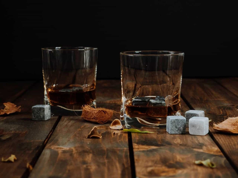 otak (Pack of 2) Crystal Clear Heavy Bottom Square Shaped Juice, Water and Whiskey Glasses Glass Set Whisky Glass(250 ml, Glass, Clear)