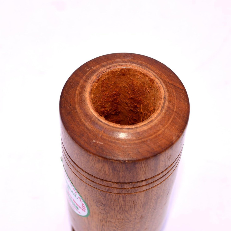 Santarms Vijaysar Wooden Tumbler Glass : Ayurvedic Solution for Diabetes and Blood Sugar Glass Water/Juice Glass(30 ml, Wood, Brown)