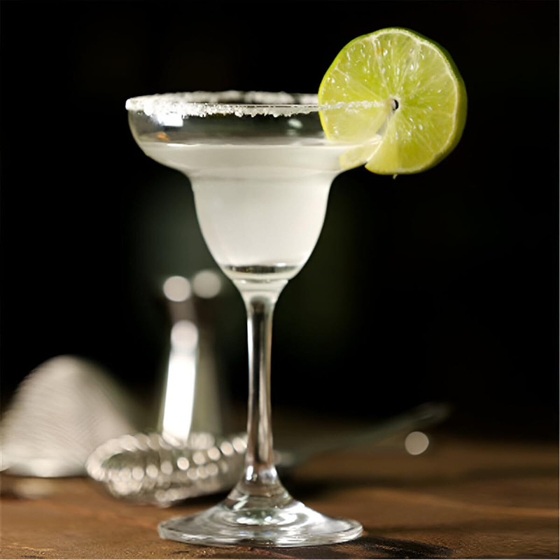 Red-Rubby Margarita-1 Glass Cocktail Glass(200 ml, Glass, Clear)