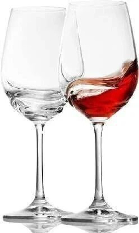 INTERGLOBE (Pack of 2) Glass Glass Set Wine Glass(310 ml, Glass, Clear)