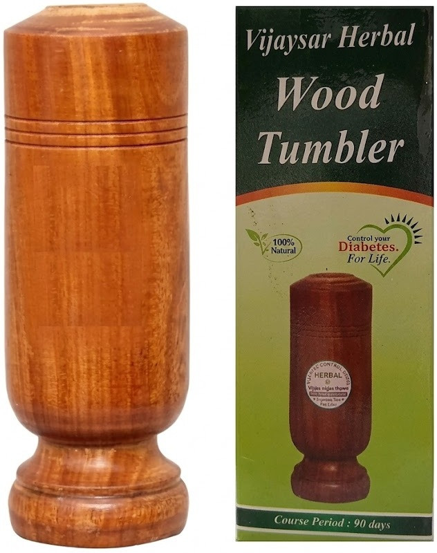 MANNAT ENTERPRISES vijayasr_glass Glass Shot Glass(60 ml, Wood, Brown)