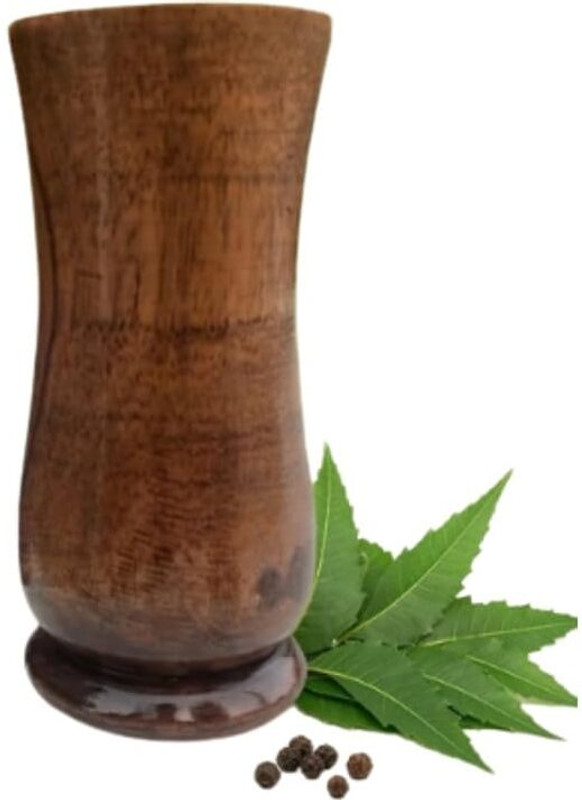 AVENIC VJW-90ML-AYU-01 Glass Water/Juice Glass(100 ml, Wood, Brown)