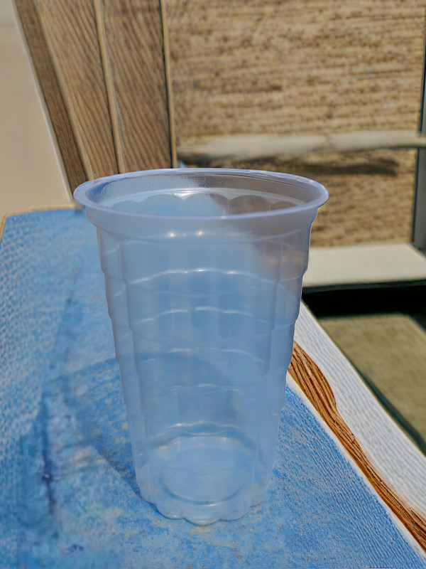 ASRK (Pack of 100) Dps001 Glass Water/Juice Glass(270 ml, Plastic, White, Off White)