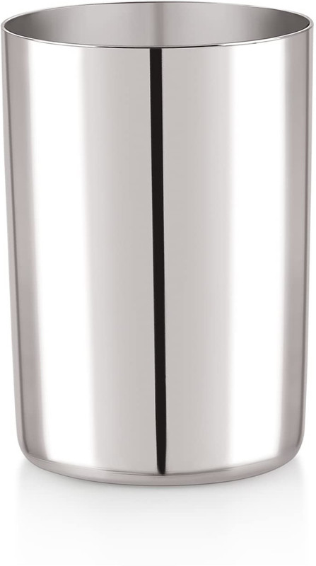NEELAM ?SGAS007P Glass Water/Juice Glass(300 ml, Steel, Silver)
