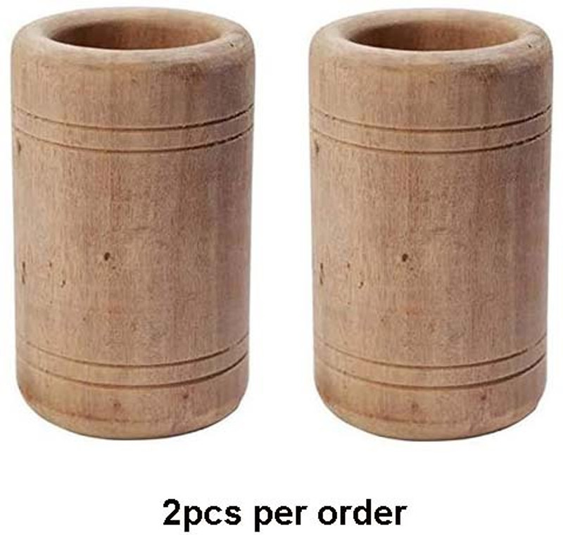 Schrodinger (Pack of 2) 11001 Diabetes Control Wooden Glass Tumbler 200ml Ayurvedic Jamun Wood 2pcs Glass Water/Juice Glass(200 ml, Wood, Brown)