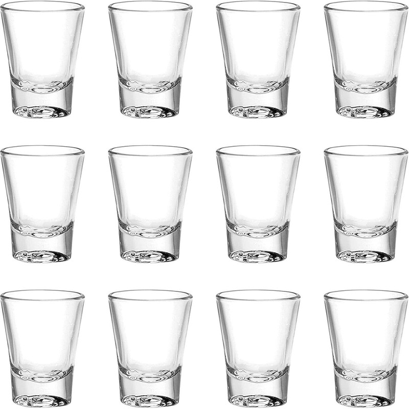 Vastarpara (Pack of 6) SHOT GLASS Glass Set Shot Glass(30 ml, Glass, Clear)