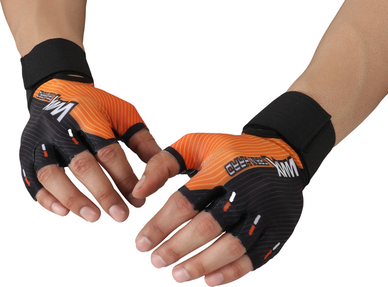 Sportinger Unisex Leather Gym Gloves for Professional Weightlifting Gym & Fitness Gloves(Black)