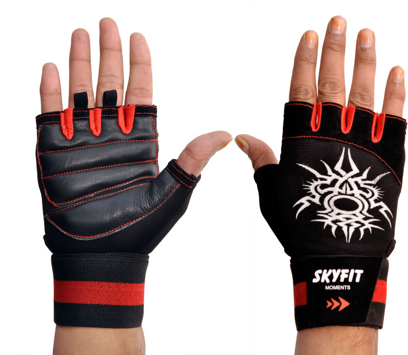 VELLY FIVE RED SPIDER SPORTS GLOVES Skating Gloves(Red, Black)