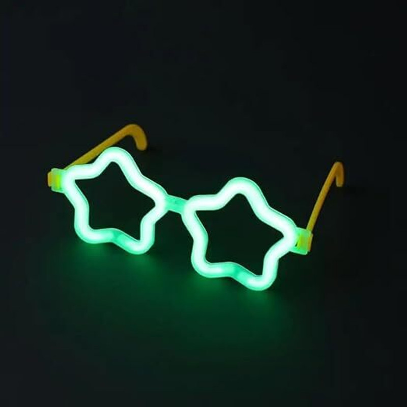 PARTY MIDLINKERZ Star Glowsticks Eyeglass  Party Glow Ornament(Pack of 1)