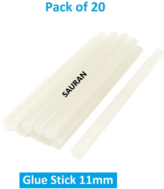Sauran Pack of 20 Glue Sticks 11mm Glue(400 ml)