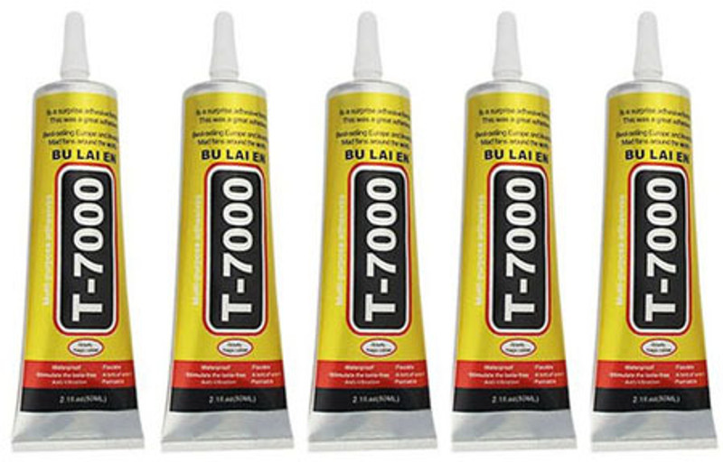Epax T 7000 50ml Mobile Display Glue, drops (Black)Pack of 5 Glue(50 ml)