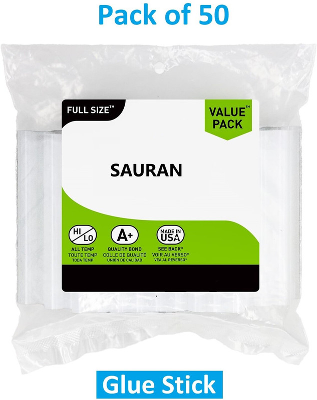 Sauran Pack of 50 All Temperature Glue Sticks Glue(1000 ml)